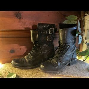 ALL SAINTS leather Moto boots